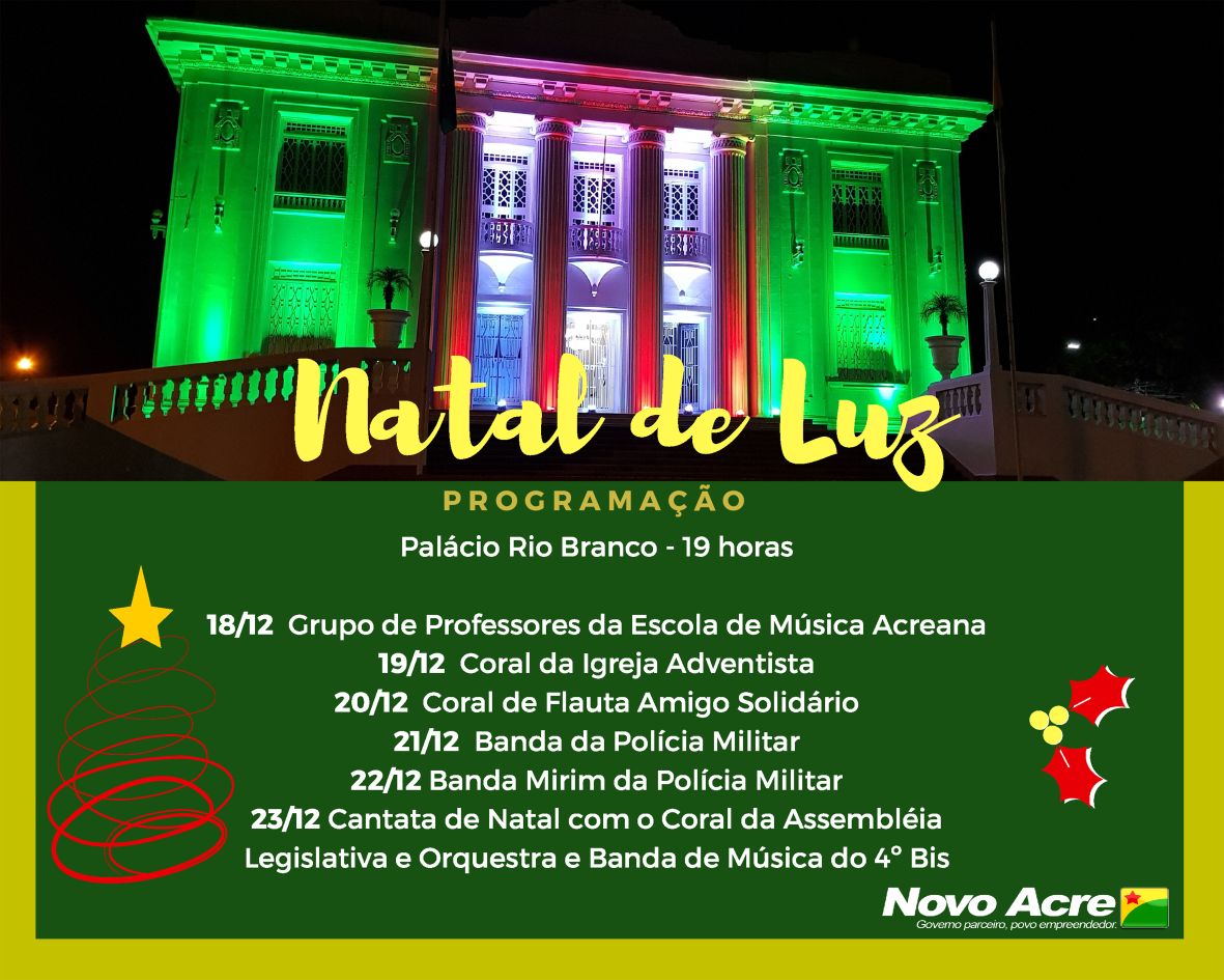 Programação cultural de Natal se inicia nesta semana