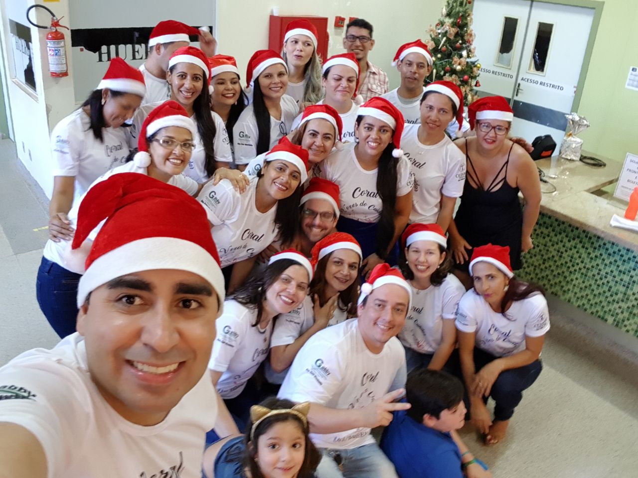Cantata de Natal emociona pacientes no Pronto Socorro de Rio Branco neste sábado