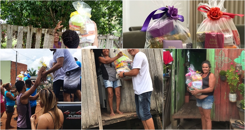 Projeto Criança Feliz entrega cestas básicas para 200 famílias de bairros carentes da Capital
