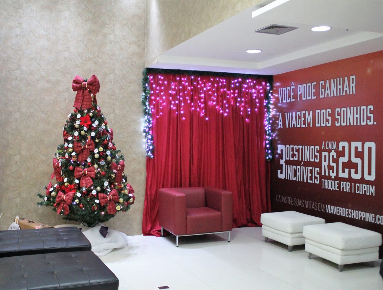 Lounge da promoção de ‘Natal dos Sonhos’ oferece inovações aos clientes do Via Verde Shopping