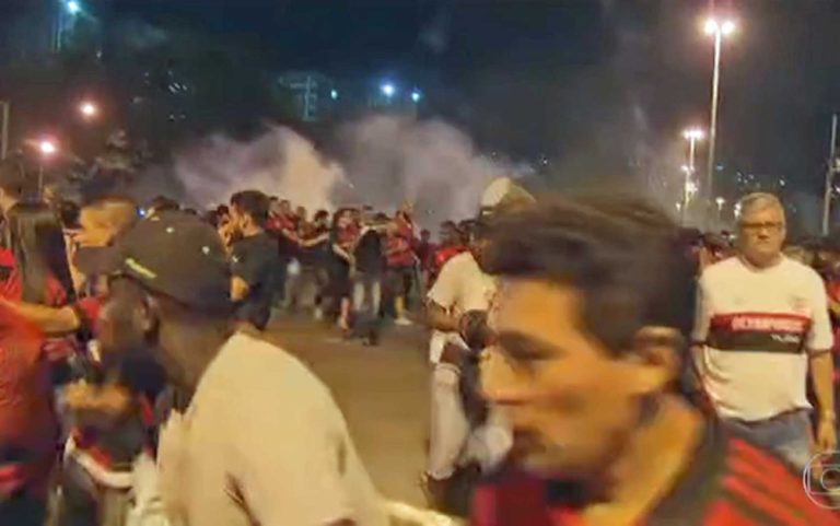 Torcedores do Flamengo e PMs voltam a se enfrentar após final da Sul-Americana
