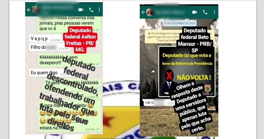 Policiais do Acre mandam mensagens contra reforma da previdência e são xingados