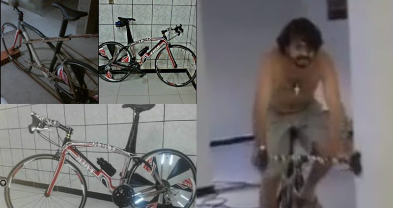 Ladrões furtam bicicleta artesanal e proprietário pede ajuda para recupera-la
