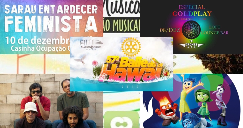Shows, oficinas para crianças e baile do Hawaí são algumas das opções culturais para o fim de semana