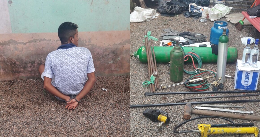 Bope apreende material que seria utilizado para explodir caixas eletrônicos no Acre