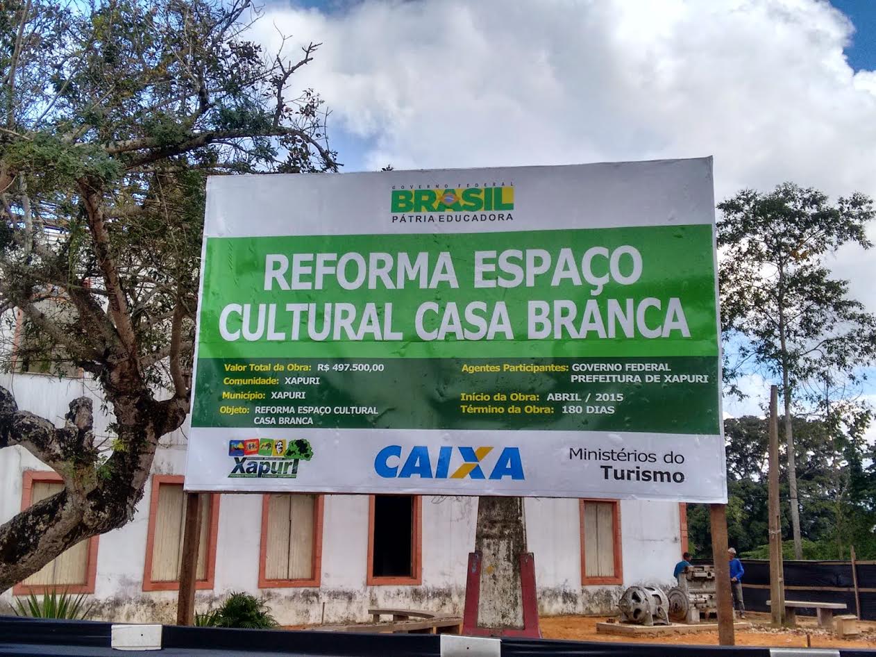 Petecão garante pagamento para reforma do espaço cultural Casa Branca, em Xapuri