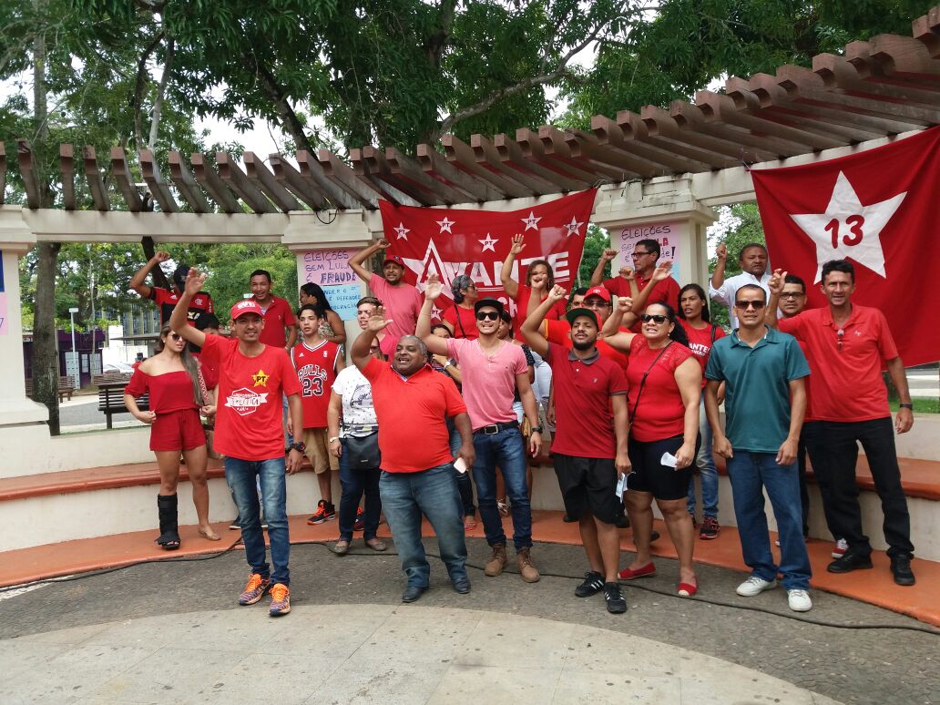 Manifestação pró-Lula em Rio Branco; “julgamento meramente político”, diz militante