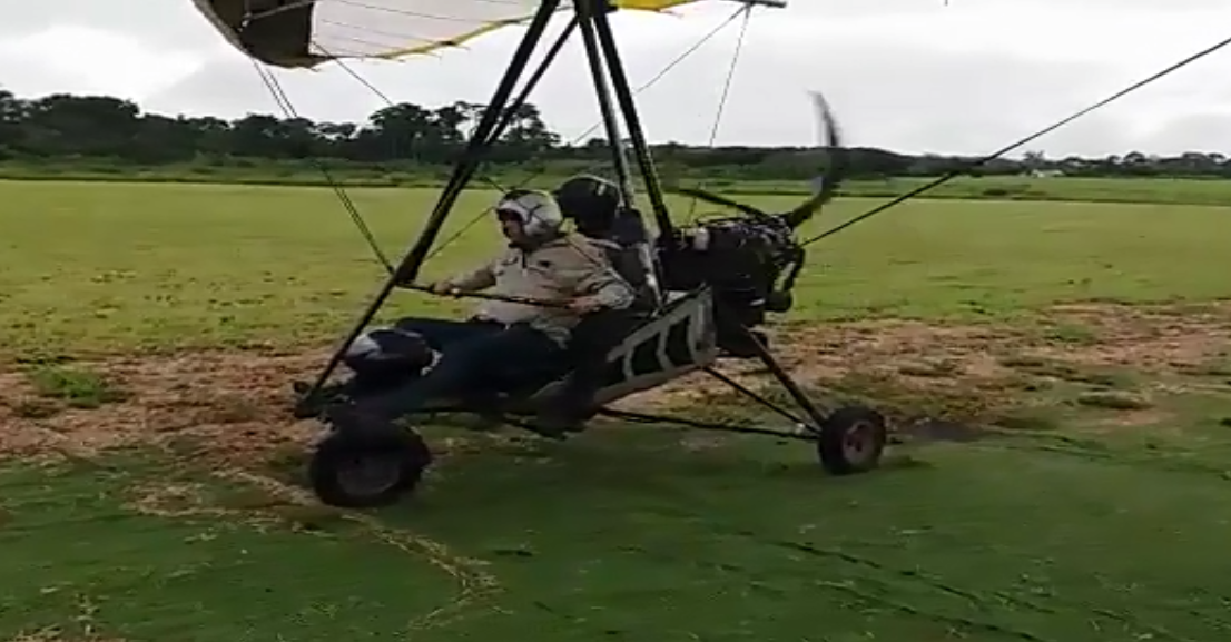 Vídeo mostra minutos antes do acidente que matou piloto em queda de ultraleve no Acre