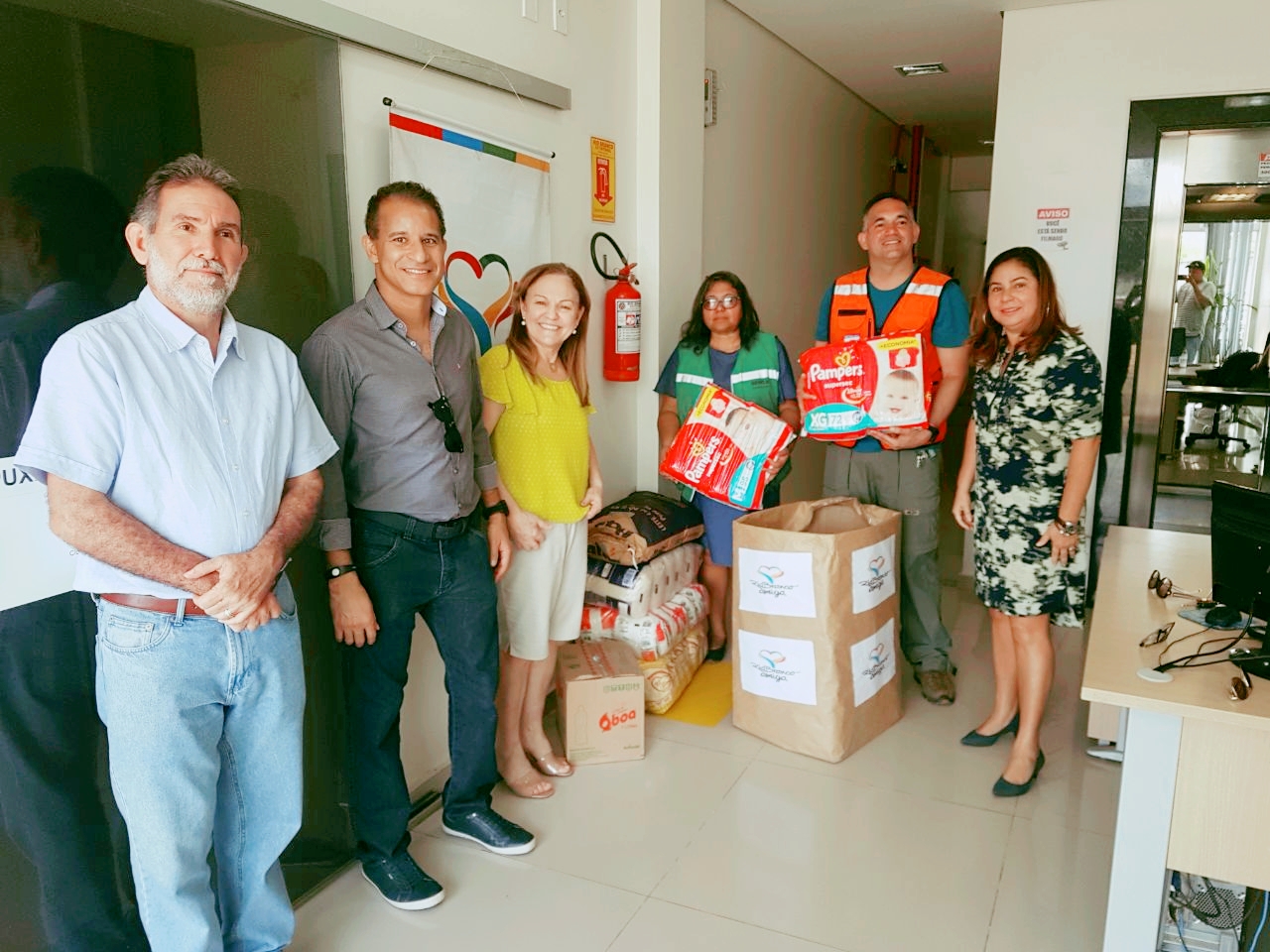 TJAC entrega donativos para famílias vítimas de alagamento em Rio Branco