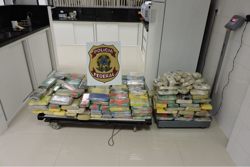 Em operação conjunta, PF e PRF apreendem 281 quilos de cocaína na BR-364