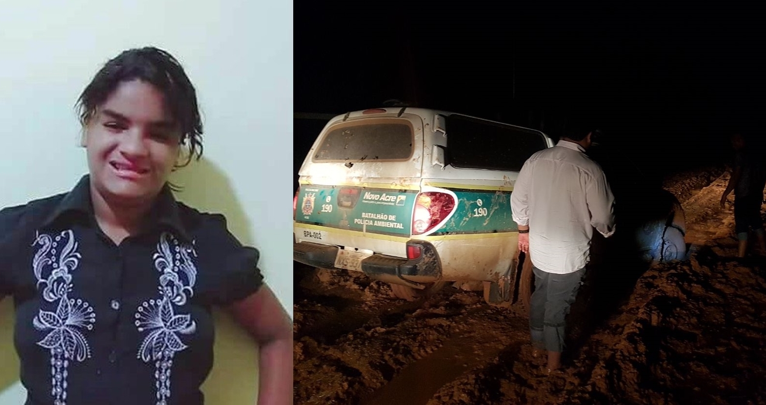 Jovem desaparecida é encontrada na Transacreana e pode ter sido sequestrada