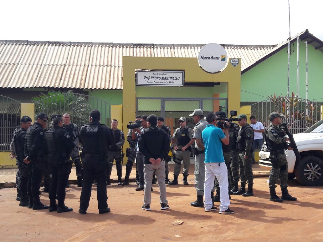 Forças de Segurança Pública realizam ocupação da parte alta de Rio Branco