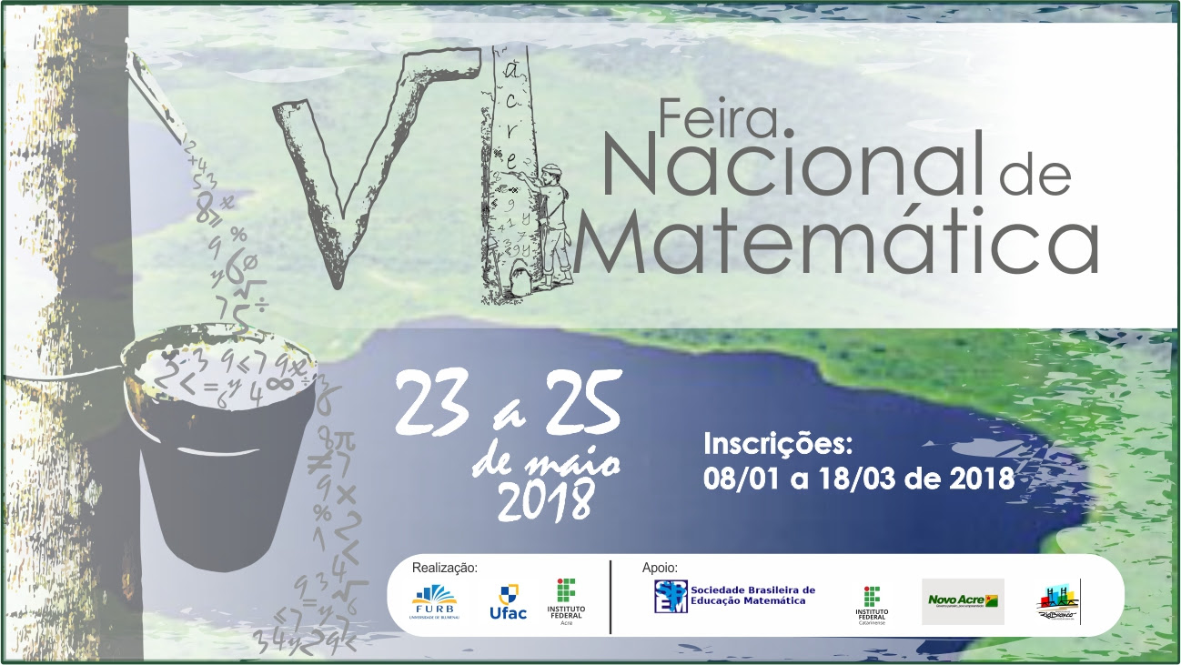 Ainda dá tempo: inscrições para VI Feira Nacional de Matemática são prorrogadas