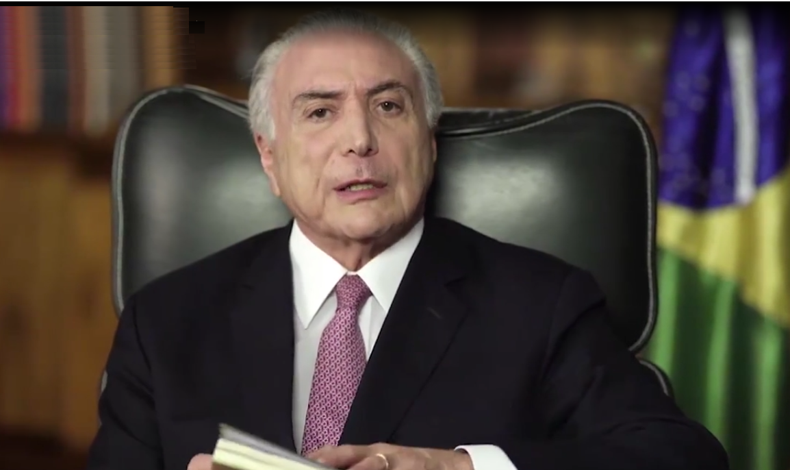 Em pronunciamento oficial, presidente Michel Temer se compara a Tiradentes; confira