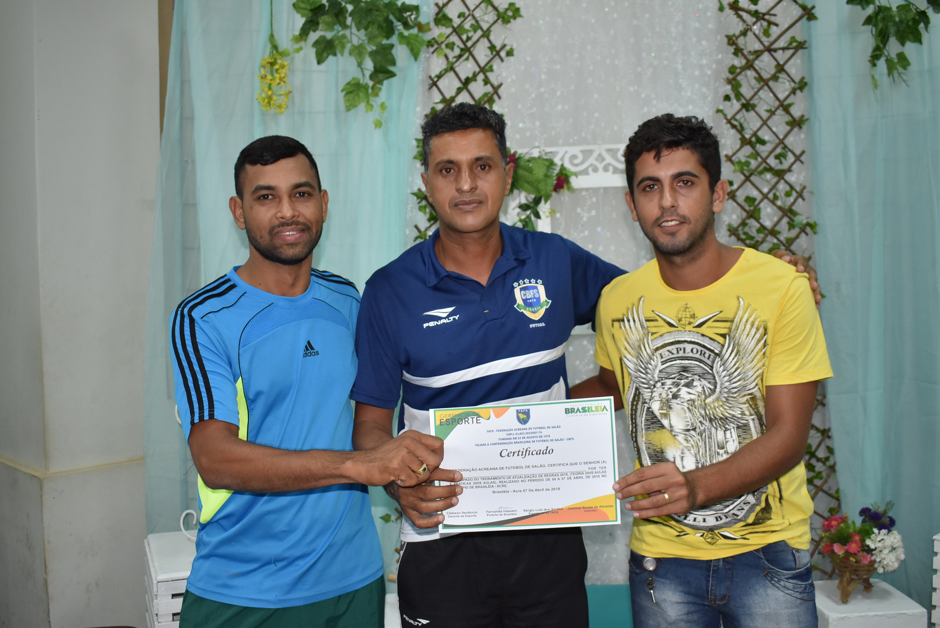 Prefeitura de Brasileia investe no esporte ecertifica 100 novos mesários e árbitros