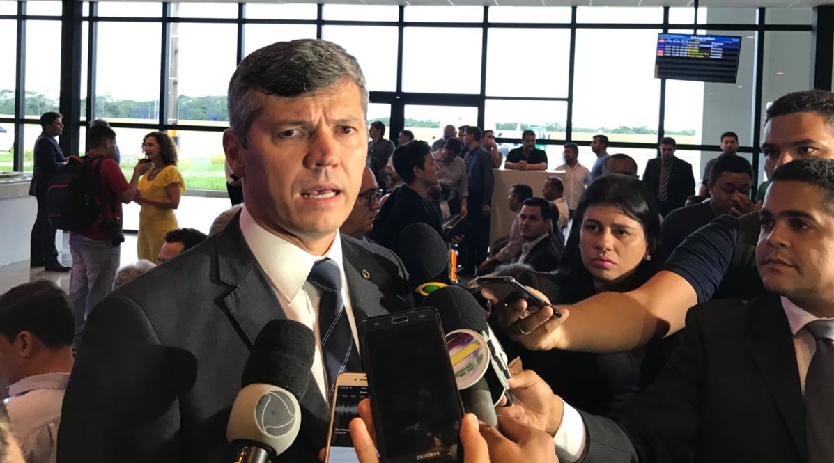 Ministro dos Transportes chega ao Acre para inauguração oficial do aeroporto da Capital