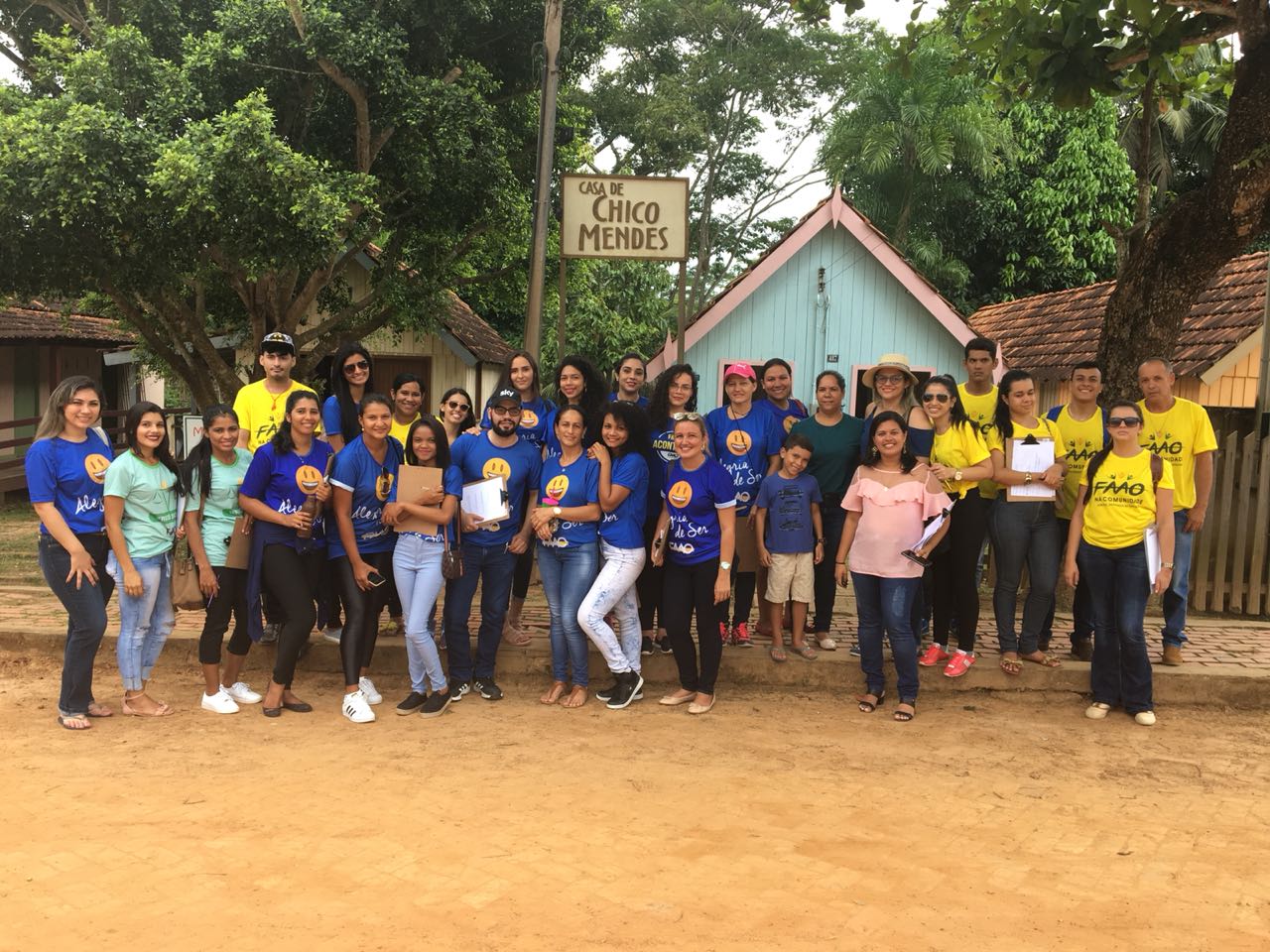 Alunos de Serviço Social da FAAO realizam abertura de projeto científico em Xapuri