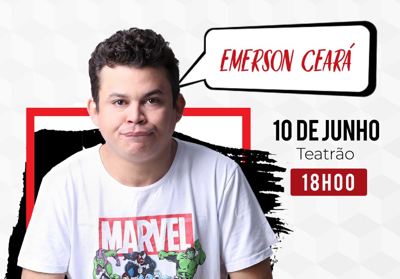Humorista Emerson Ceará vem a Rio Branco no próximo dia 10 de junho