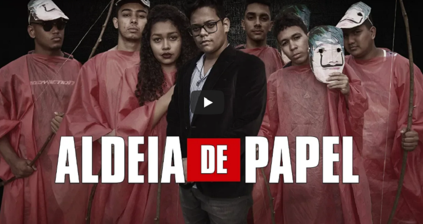 Aldeia de Papel: youtubers criam versão acreana de “La Casa de Papel”; assista ao vídeo