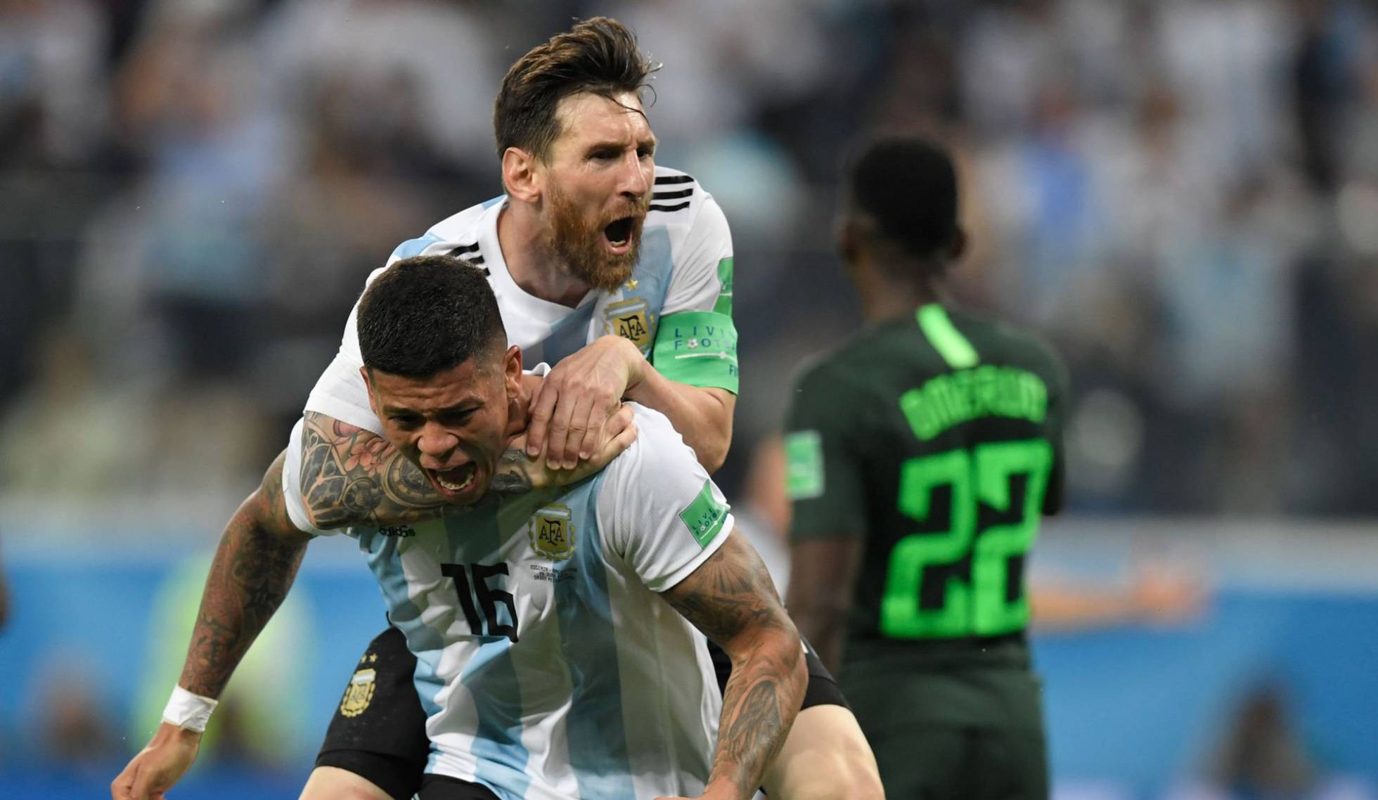Messi desperta na Copa e conduz Argentina às oitavas de final