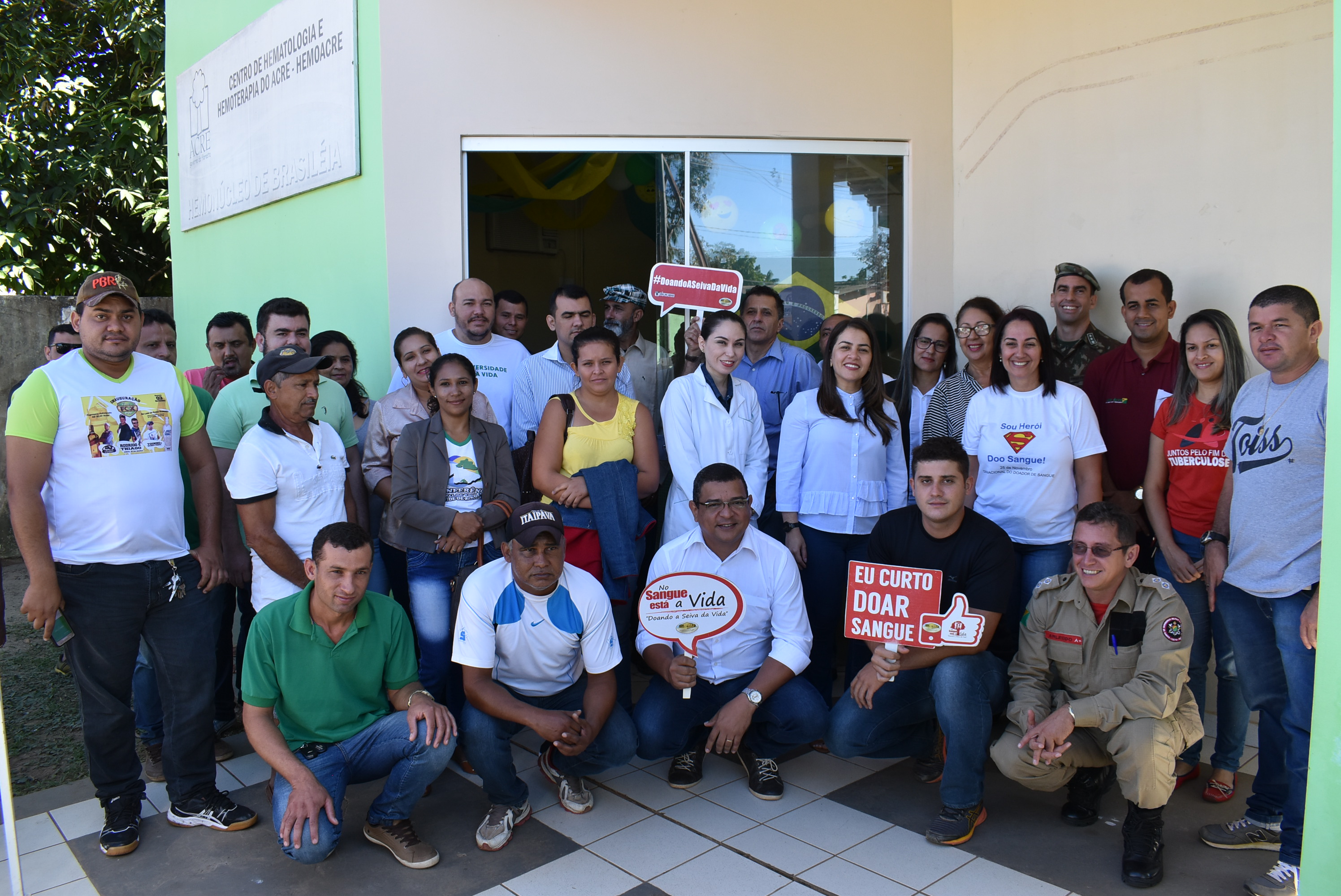 Hemonúcleo de Brasileia realiza atividade em alusão ao dia do Doador de Sangue