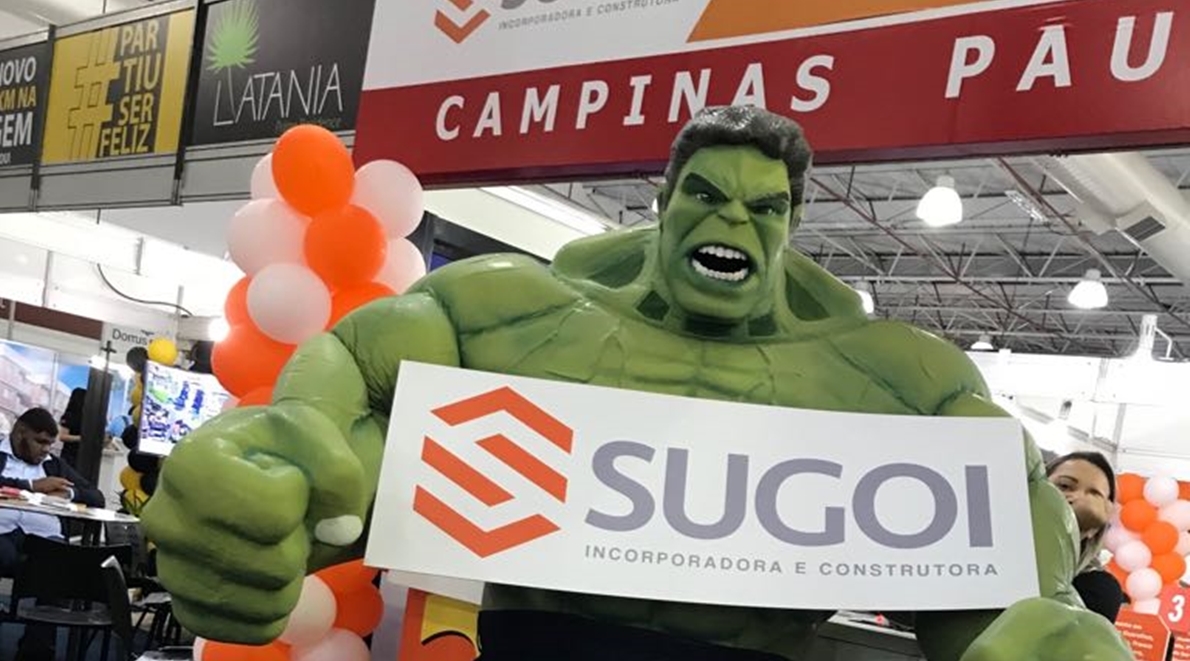 Com presença de Hulk e Homem de Ferro, construtora inova durante Feirão da Casa Própria
