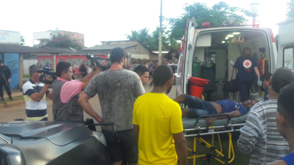 Foragido do presídio suspeito de três homicídios leva tiro no bairro da Paz e ainda é preso