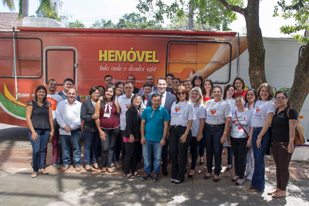 Deputado Ney Amorim realiza parceria com Hemoacre para aumentar número de bolsas de sangue nos hospitais