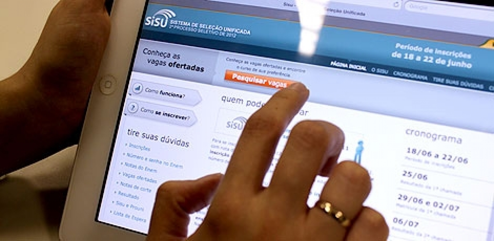 Prazo para matrícula e adesão à lista de espera do Sisu termina nesta segunda
