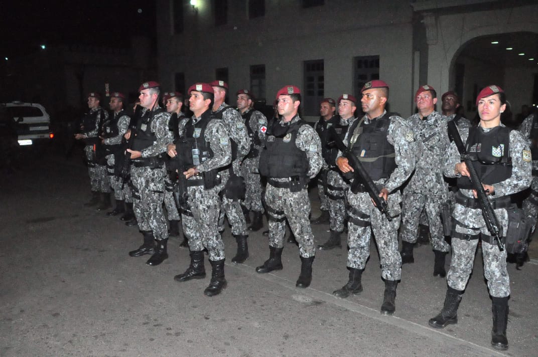 Pelotão com 30 homens da Força Nacional chega a Rio Branco para curso de instrução