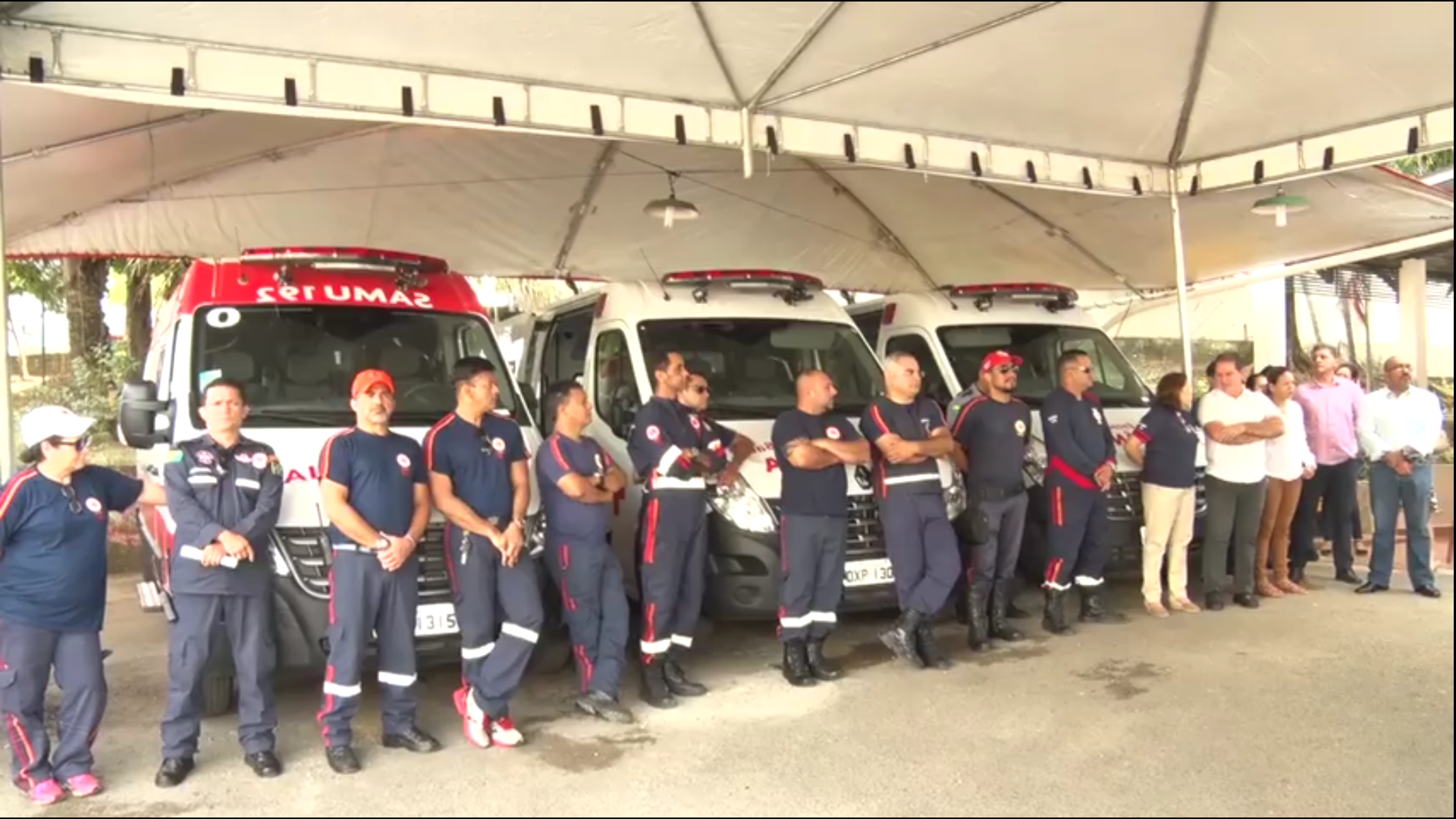 Com aumento de ocorrências, Tião entrega novas ambulâncias ao SAMU