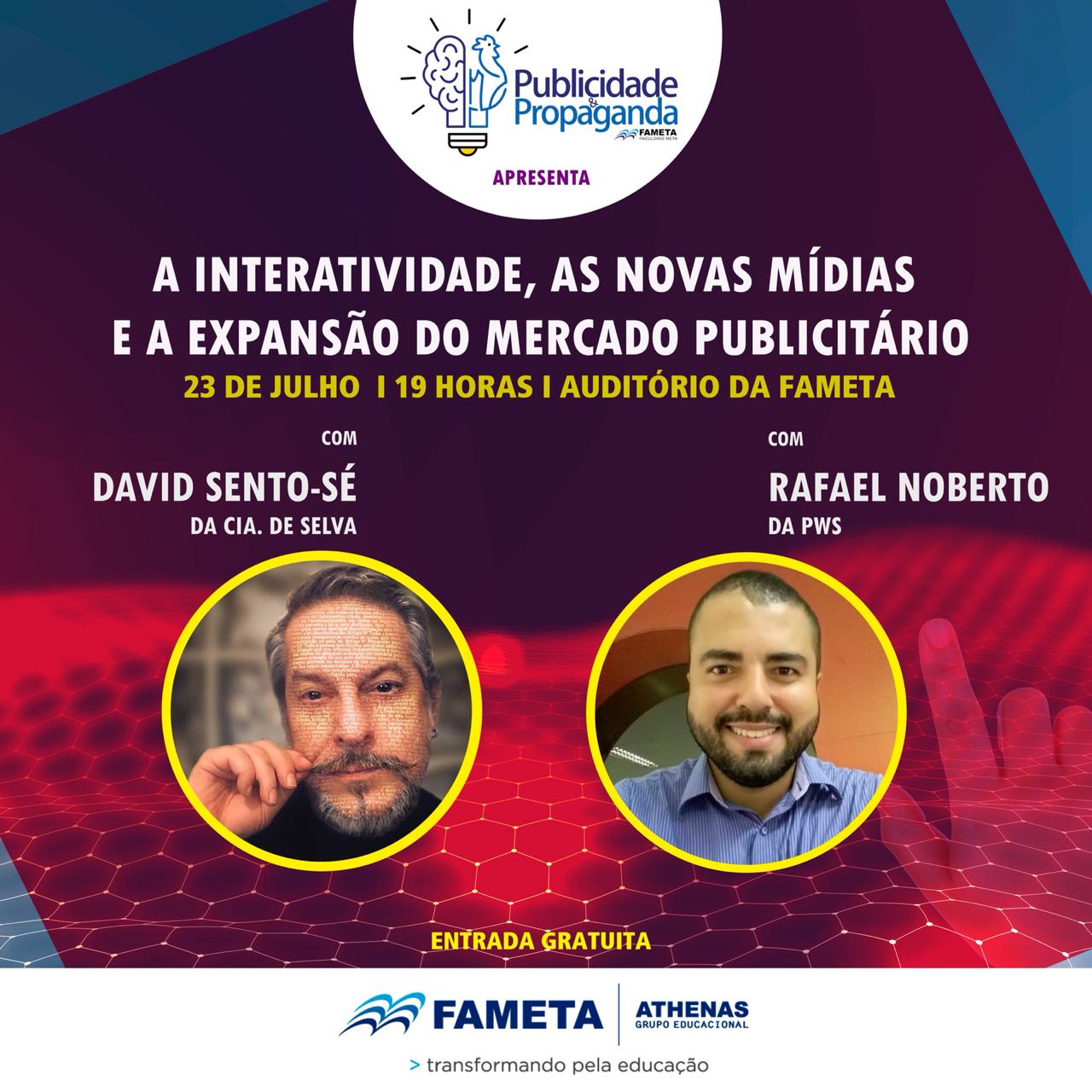 David Sento-Sé e Rafael Noberto falam sobre Publicidade na FAMETA