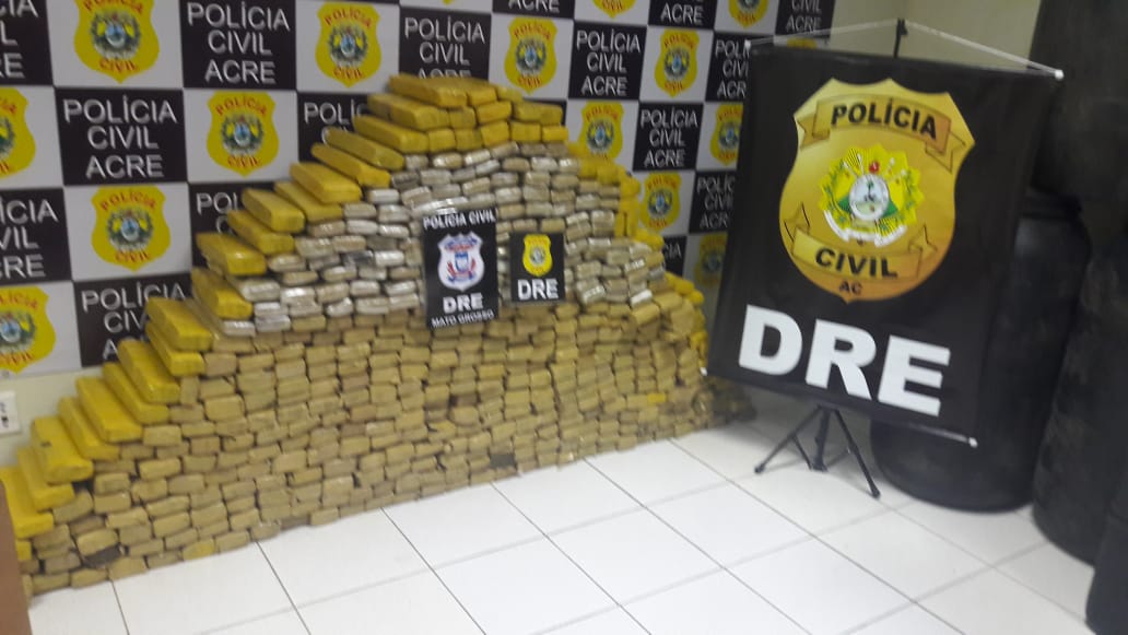 Mais de 400kg de maconha são apreendidos na Tucandeira; prejuízo é de R$ 1 milhão ao tráfico