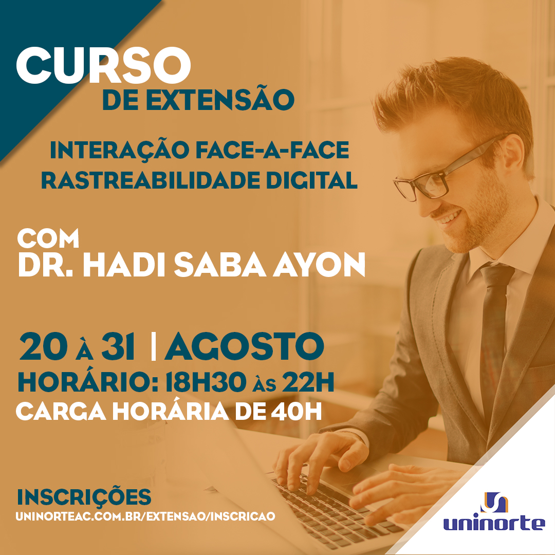 Cursos de Extensão com pesquisador Hadi Saba Ayon serão realizados na Uninorte
