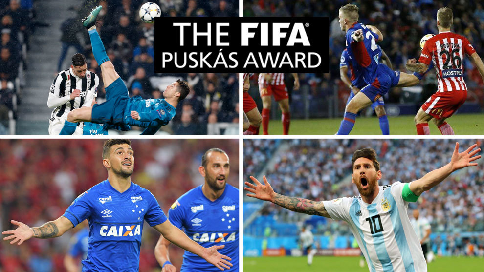 Fifa anuncia candidatos ao Puskás, com CR7, Messi, Salah e de Arrascaeta na briga