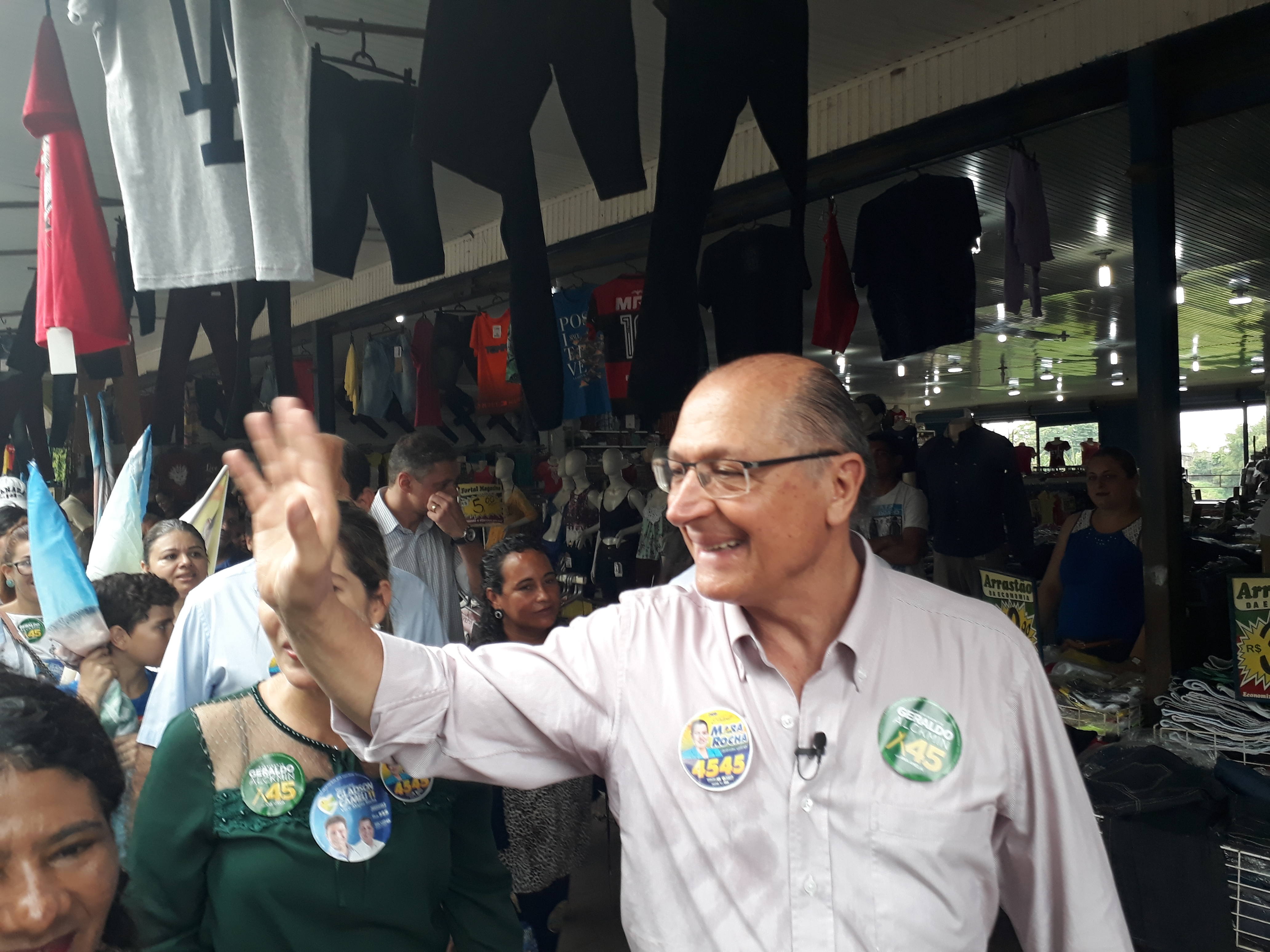 Alckmin promete investir em indústrias no Acre e derrotar Bolsonaro em eventual segundo turno