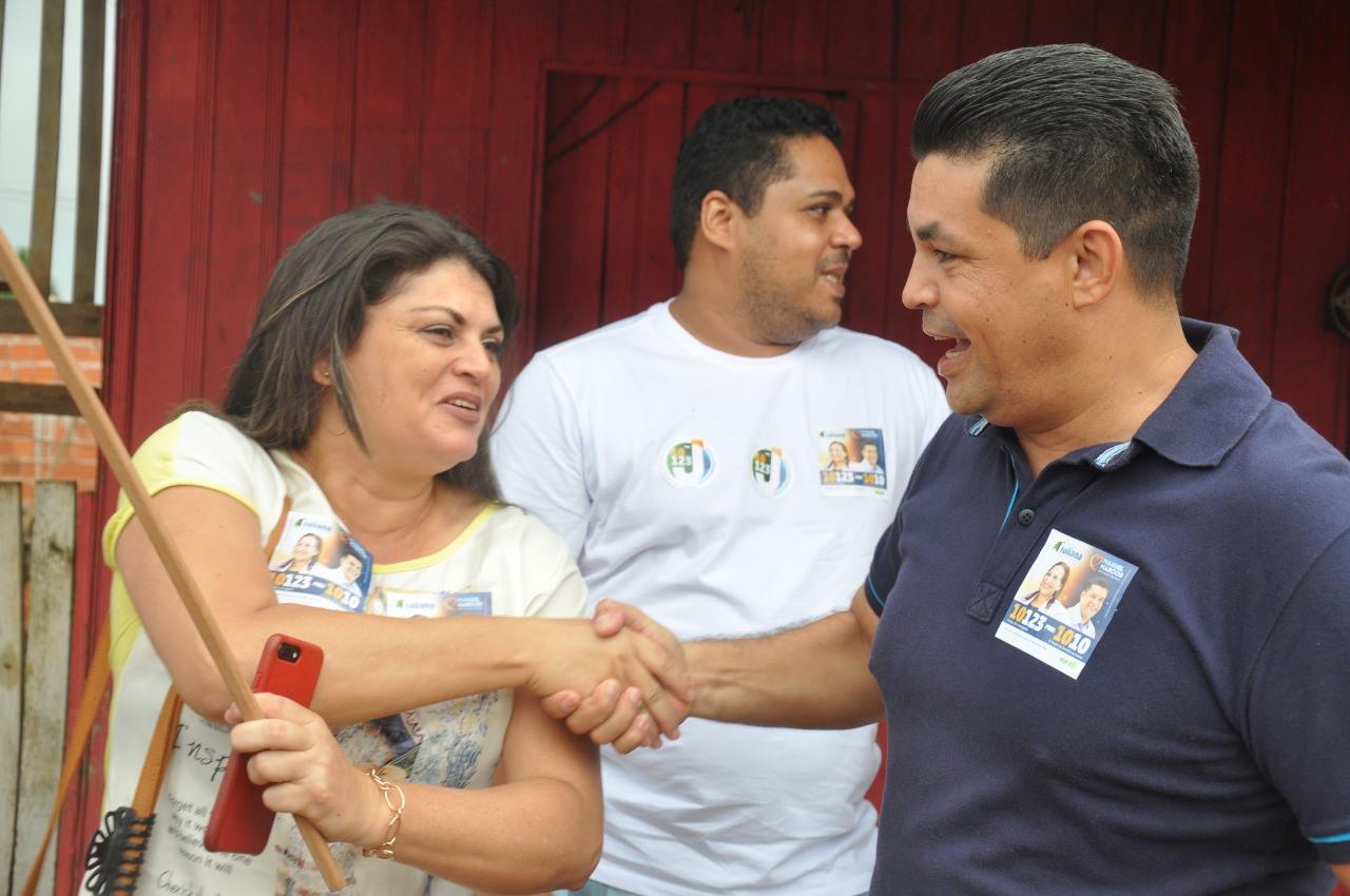 Manuel Marcus e Doutora Juliana realizam Caminhada da União no bairro Santa Inês