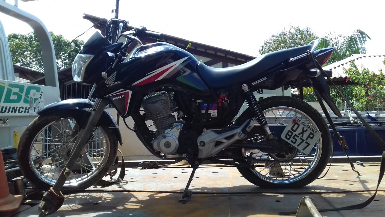 Polícia Militar recupera motocicleta furtada do estacionamento da Ufac, na Capital