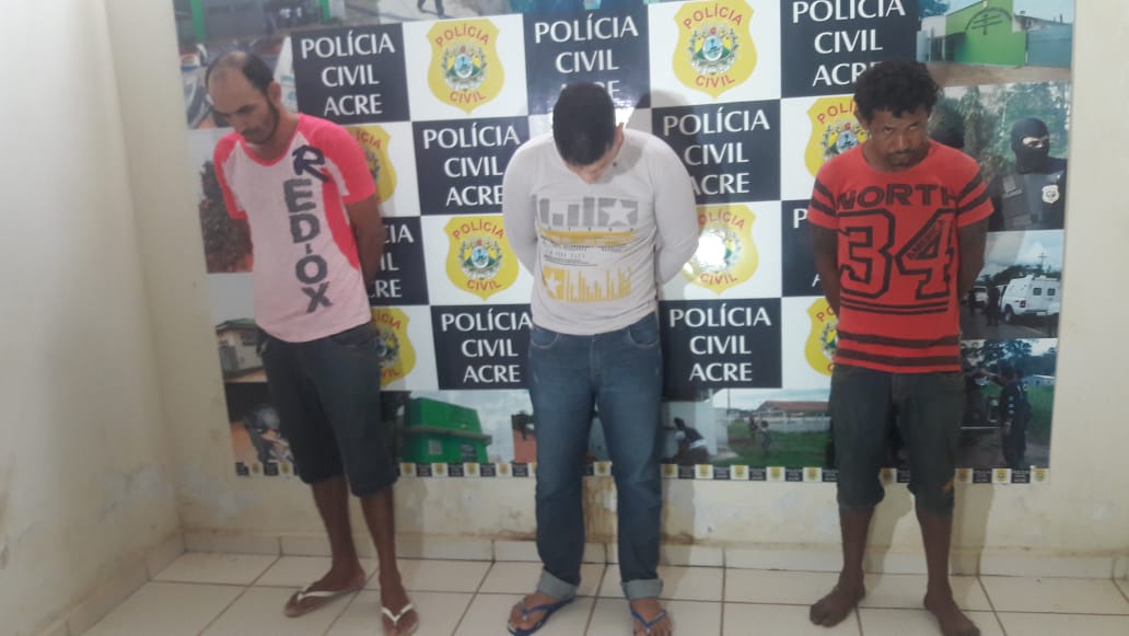 Acusado de estupro em Senador Guiomard é preso; dois acusados de roubo também foram capturados