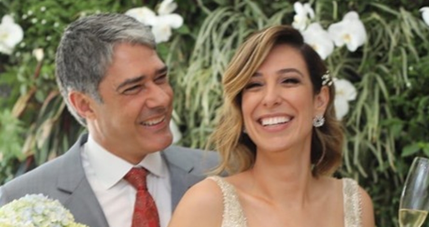 Jornalista William Bonner e Natasha Dantas se casaram em São Paulo! veja fotos