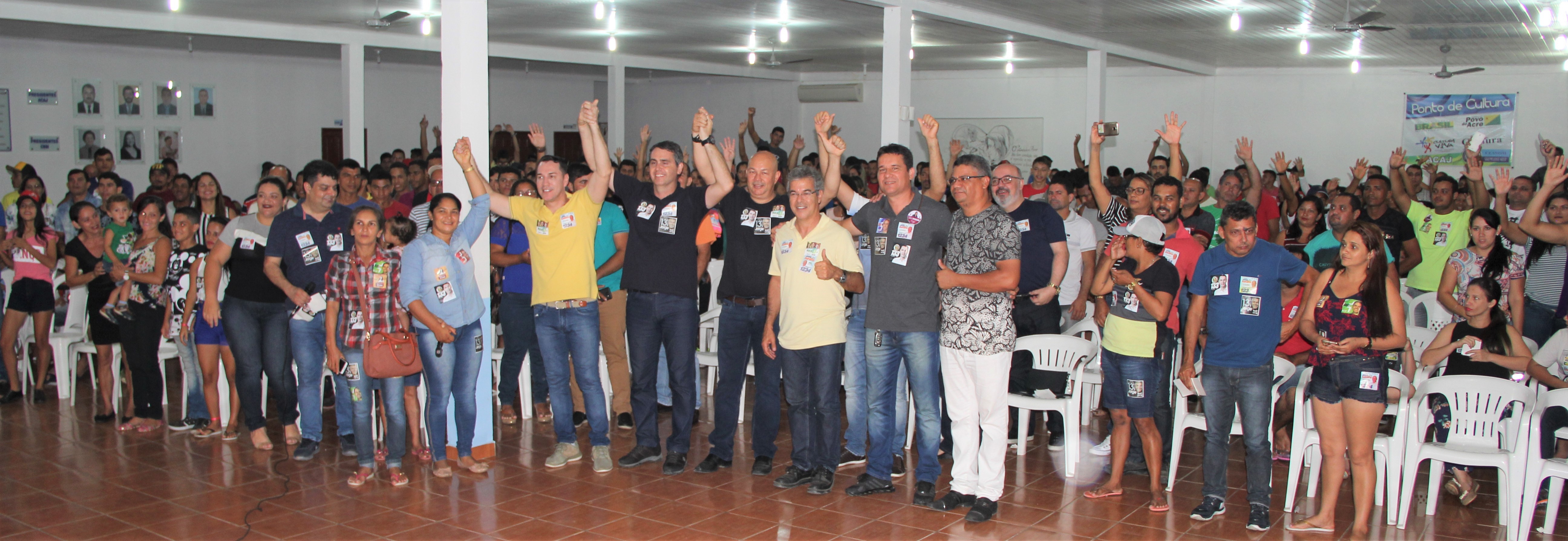 José Adriano reúne centenas de apoiadores em lançamento de candidatura no Vale do Juruá