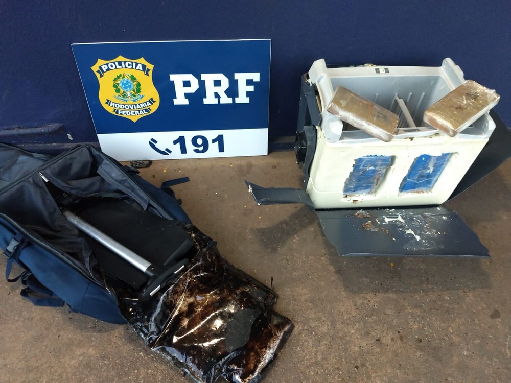 Passageiros de ônibus são presos em Mato Grosso com cocaína que saiu do Acre