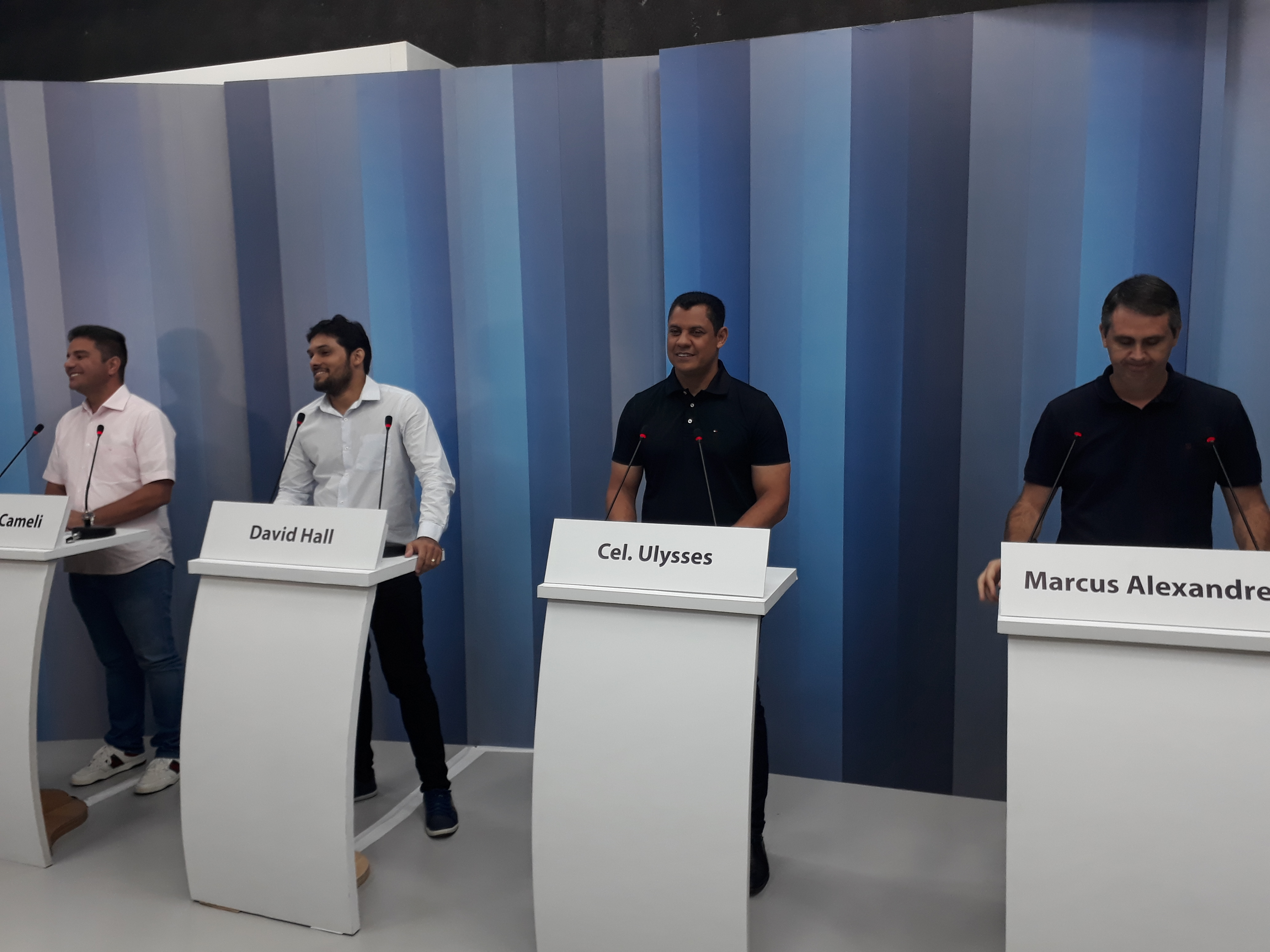 Debate promovido pela Rede Amazônica é marcado por ataques entre candidatos ao governo
