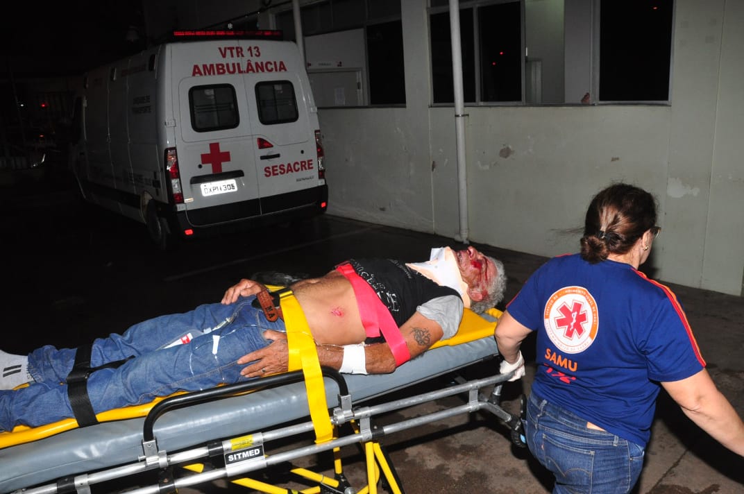 Idoso de 61 anos é atropelado em faixa de pedestre ao tentar atravessar BR-364