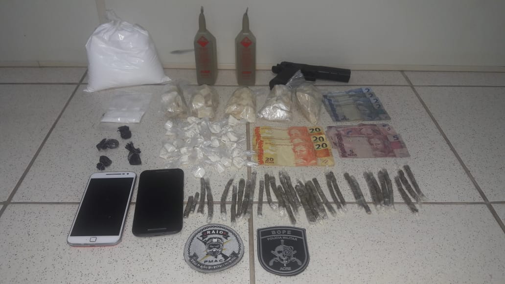 Bope fecha boca de fumo que funcionava como laboratório de drogas no Wanderley Dantas