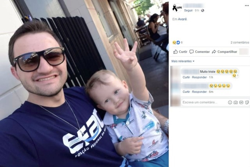 Acidente entre dois carros mata pai e filho de um ano; esposa e filha mais velha ficaram feridas
