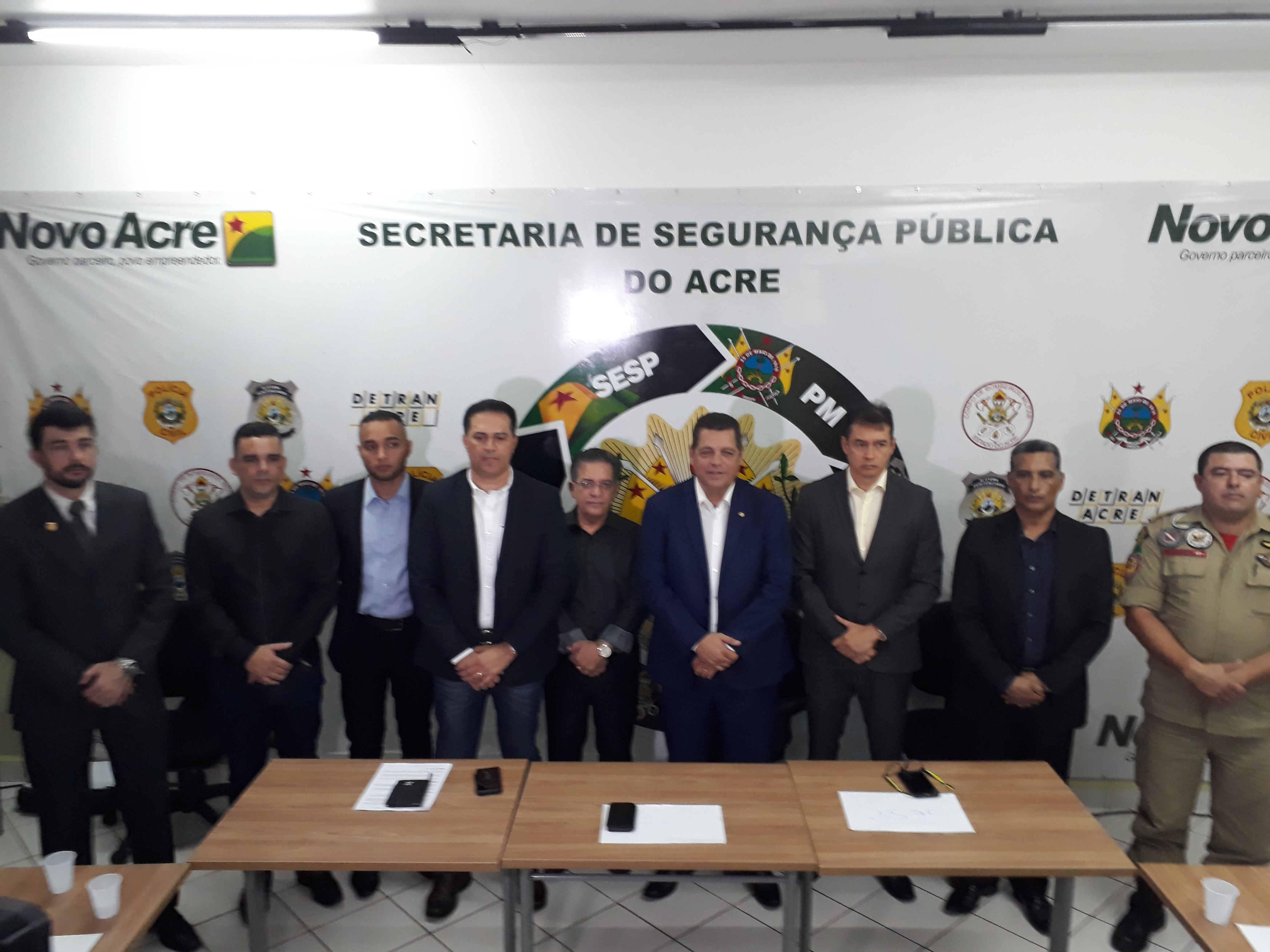 Rocha anuncia equipe que comandará a Segurança Pública do Acre nos próximos quatro anos