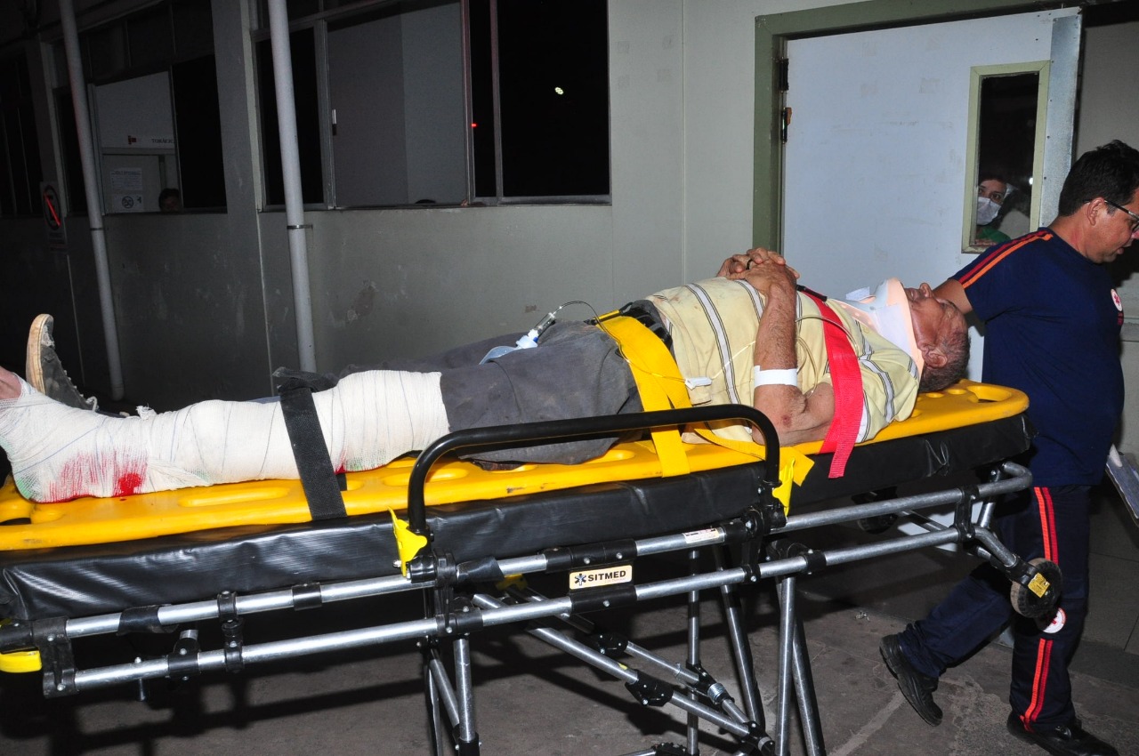 Idoso de 62 anos é atropelado por ônibus depois de fazer visita ao filho, no bairro Wilson Ribeiro