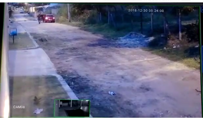 Enquanto moradores estão no Peru, supostos criminosos são flagrados ‘fazendo o limpa’ em casa na Capital