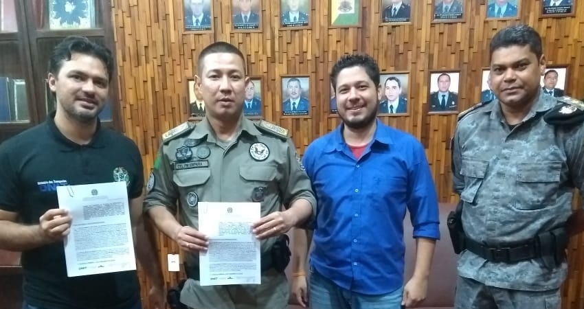 SuperintendĂȘncia Regional do Dnit no Acre firma convĂȘnio com comando da PM SuperintendĂȘncia Regional do Dnit no Acre firma convĂȘnio com comando da PM